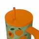 Estia  Θερμός  Straw Tumbler XL SAVE THE AEGEAN Peach Garden 900ml 01-41632