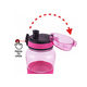 AlpinPro Mood Παγούρι Πλαστικό 500ml Μαύρο - Μπλέ