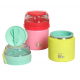 EcoLife Θερμός Φαγητού Ανοξείδωτος 450ml με Μπώλ & Κουταλάκι – Κίτρινο | 33-BO-9020