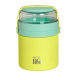 EcoLife Θερμός Φαγητού Ανοξείδωτος 450ml με Μπώλ & Κουταλάκι – Κίτρινο | 33-BO-9020