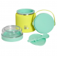 EcoLife Θερμός Φαγητού Ανοξείδωτος 450ml με Μπώλ & Κουταλάκι – Κίτρινο | 33-BO-9020