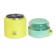 EcoLife Θερμός Φαγητού Ανοξείδωτος 450ml με Μπώλ & Κουταλάκι – Κίτρινο | 33-BO-9020