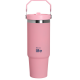 EcoLife Θερμός Tumbler 900ml με Λαβή & Καλαμάκι – Ροζ | 33-BO-5026