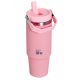 EcoLife Θερμός Tumbler 900ml με Λαβή & Καλαμάκι – Ροζ | 33-BO-5026